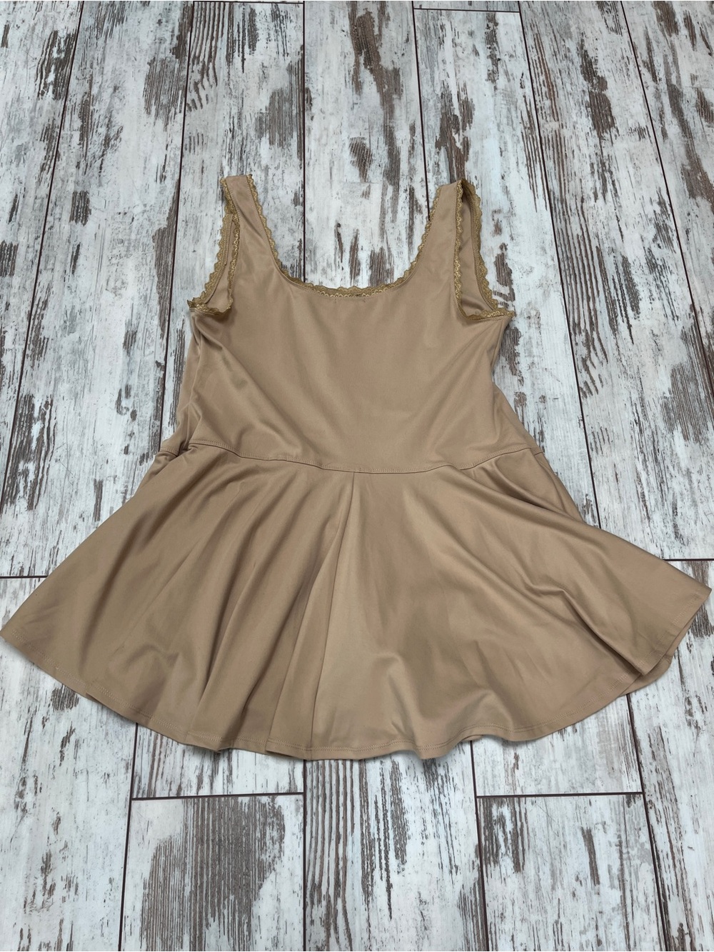 NWT Wild Fable Game Day Lace Drop Waist Skort Dress - XXL Tan - Picture 14 of 14